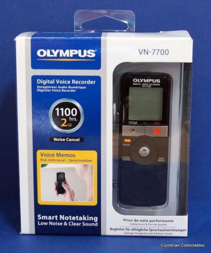 Excellent Olympus VN-7700 2GB Digital Voice Recorder - New &amp; Boxed