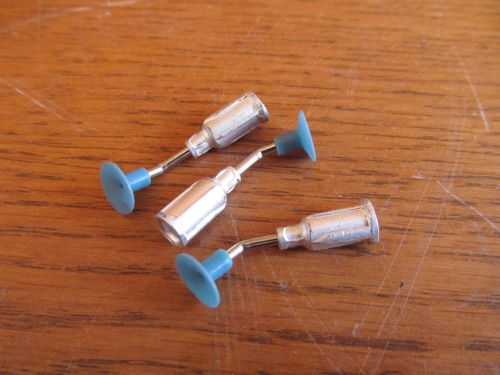 Lot of 3 Suction TIPS for Vacuum Pick-up Tool IC 3/8&#034; diameter angled (Z-77)