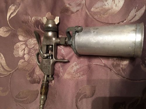 Binks model 15 sprayer with canister, all parts seem to work, as is for sale