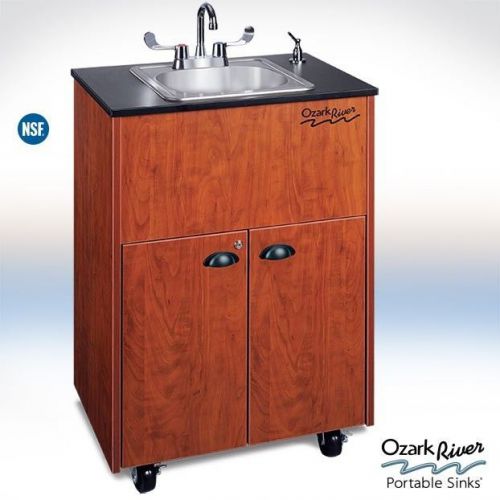 Ozark river premier 1 series cherry portable sink - adstm-lm-ss1n for sale