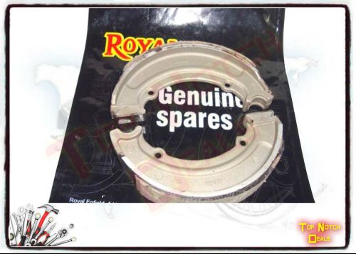 Genuine Royal Enfield 7&#034;Front Brake Shoe Set C/W Lining #143971 LOWEST PRICE--US