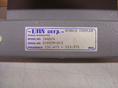 EMR CORP HYBIRD COMBINER MO 24441 VHF 151.475-153.575