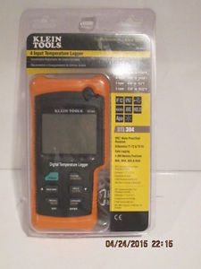 Klein Tools DTL304 Quad Input Temperature Logger-FREE SHIP, NEW SEALED PACKAGE!