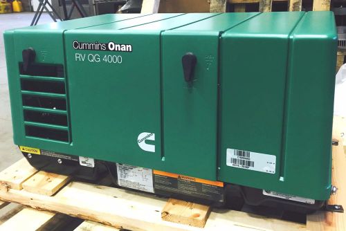 Cummins onan quiet gasoline series rv qg 4000 rv generator set - new for sale