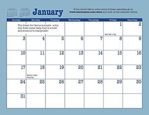 2016 Col. Potter Cairn Rescue - Faces of Rescue Calendar