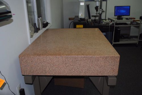 Starrett Granite Surface Plate, Pink, A, 36x48x8
