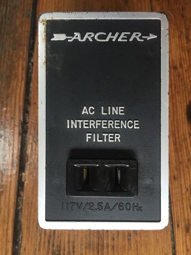 Archer Radio Shack AC Line Interference Filter Electrical Noise