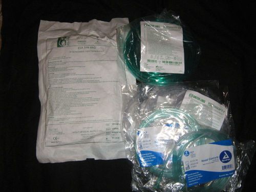 Oxygen O2 hose cannula nose piece medical IV injection fittings air lines