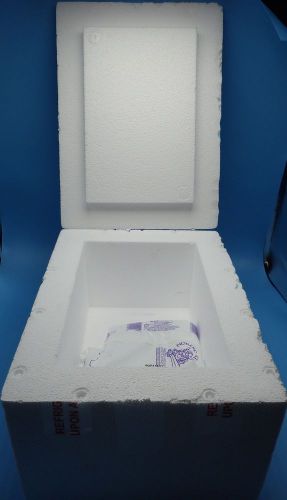 Styrofoam Insulated Shipping Box Cooler 9 x 11 x 15 Nordic Long lasting Ice pack