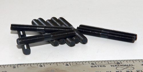 STEEL SPACING STUD 5/16-18x2.5&#034;, LOT OF 25, McMASTER-CARR #90281A112 BLACK OXIDE