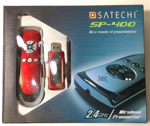 Satechi sp400 pro wireless presenter with laser pointer for sale