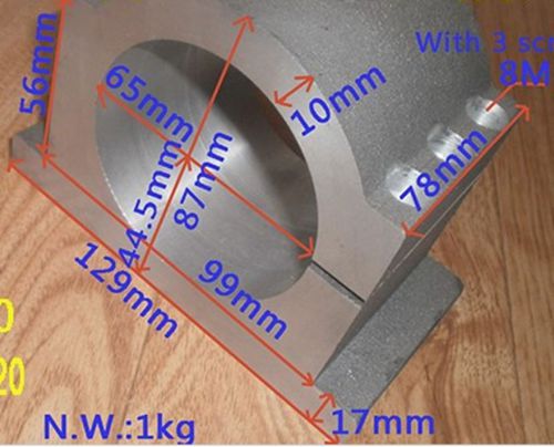 65MM Diameter Spindle Motor Mount Bracket Clamp for CNC Engraving Machine