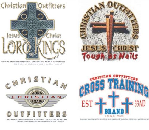 Christian Outfitters Heat Transfers - Any DOZEN!