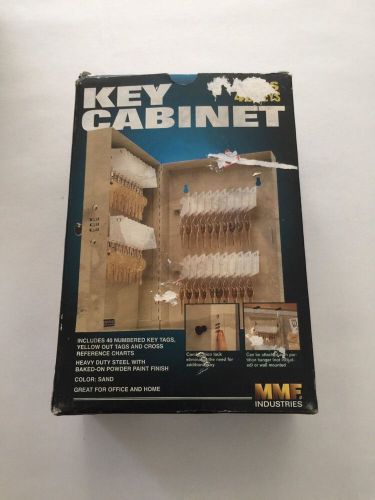 MMF 201204003 40 Key Cabinet with Combo Lock Sand