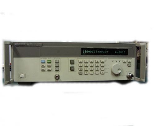 Agilent Hp 83711A 1-20 ghz Signal Generator Calibrated opt 1E5 stable timebase