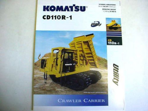 Komatsu CD110R-1 Crawler Carrier Brochure
