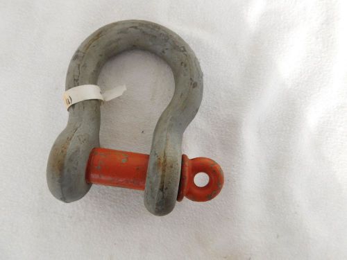 One 8 1/2 ton x 1&#034; screw pin clevis/shackle usa for sale