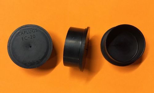 Caplugs cec20 conductive caps, black, to cap nominal thread size 1-1/4&#034; 50 pcs. for sale