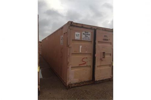 40&#039; steel shipping storage container double swing out doors unit 238j for sale
