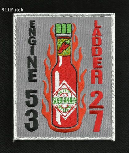 South Philadelphia, PA - Engine 53 Ladder 27 FIREFIGHTER Patch Hot Sauce