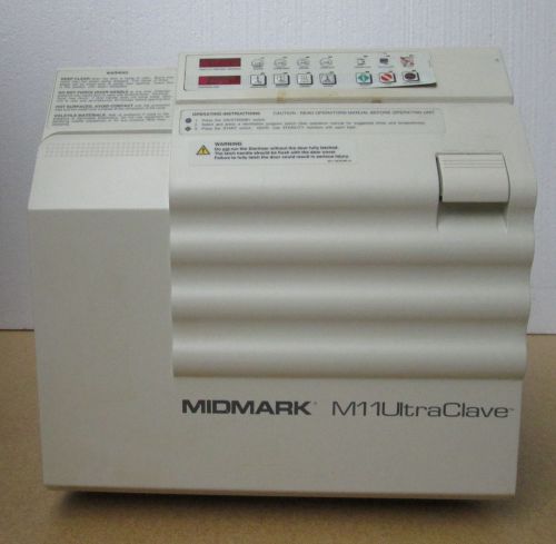 Midmark M11 UltraClave (for parts) Powers On -- FREE SHIP
