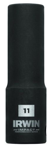 Irwin tools 1877484 impact performance series 6-point deep well socket bit, 11mm for sale