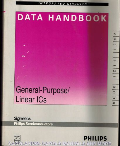PHILIPS Data Book 1992 General Purpose Linear ICs