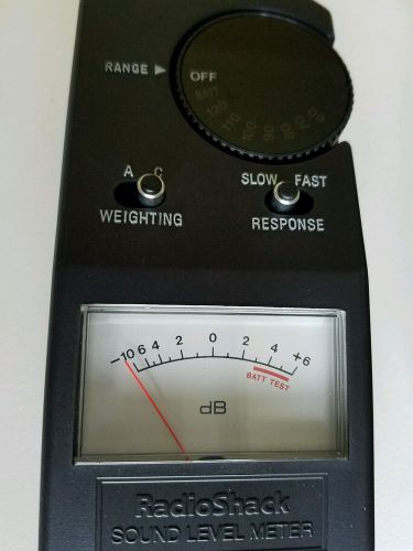 Radio Shack Sound Level Decibel Meter AUDIOPHILE