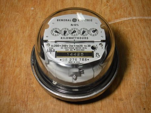 General Electric Kilowatt hour Meter Type I-70-S Steampunk