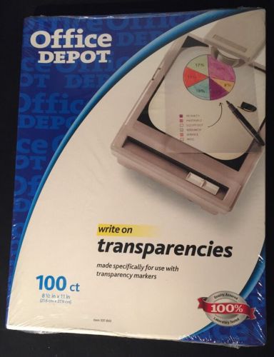 Office Depot Black And White Copier Transparencies 100 Ct