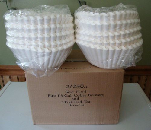 Rockline Coffee Filters CASE 500 ct  - 1.5 Gallon Brewers/3 Gal Ice Tea Brewers