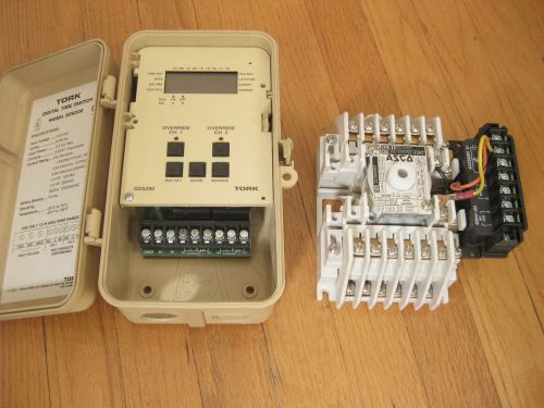 ASCO 917 12 pole Switch with Accessory and TORK Digital Time Switch DZS200