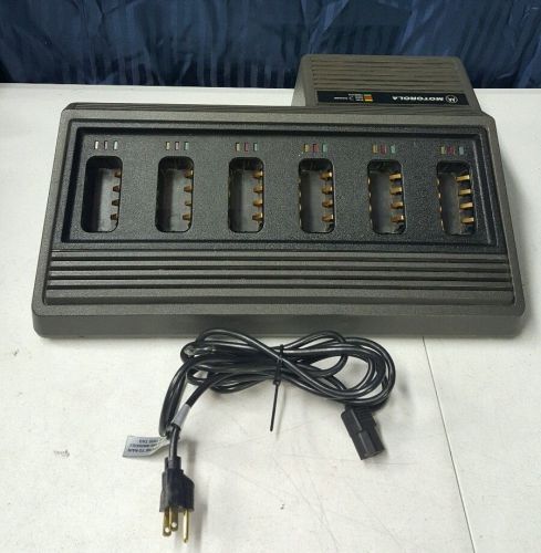 Motorola multi unit 6 bay gang charger nln7177a for sale