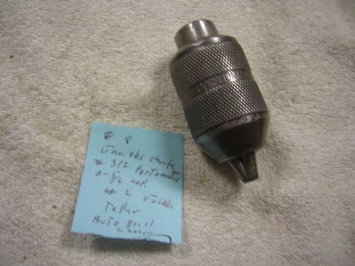 Vintage Jacobs drill chuck # 312 Portomatic 0-5/16 cap.