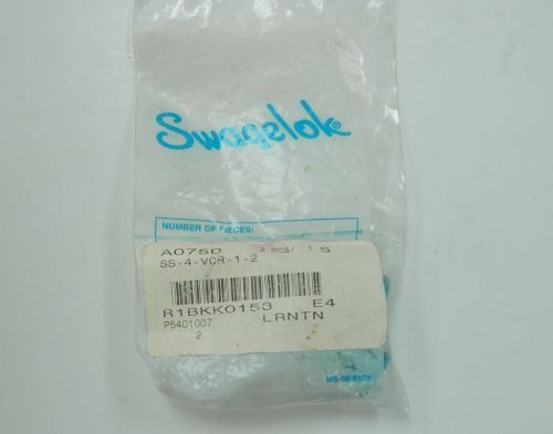 Swagelok SS-4-C-VCR-1-2 ,316 SS VCR, Male NPT Connector Body, 1/4 in. VCR, 2pcs