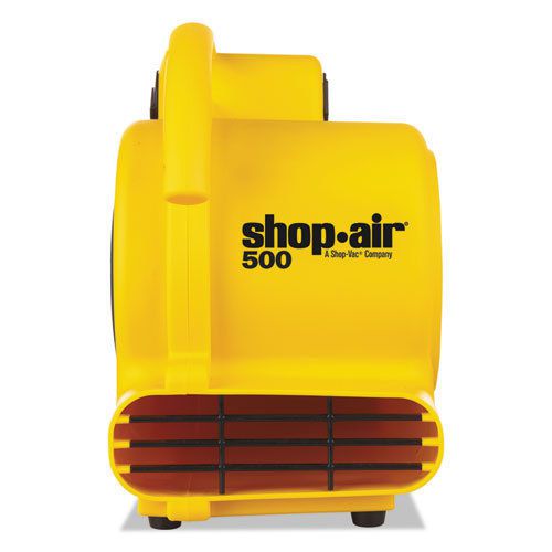Shop-vac mini air mover, yellow, 8&#034;, plastic, 500 cfm for sale