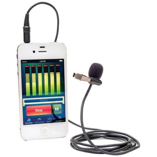 Azden EX-503I i-Coustics Studio Pro Lapel Microphone for Smartphones &amp; Tablets