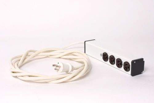 Wiremold 4-outlet Medical Grade Power Adapter with Surge Protection