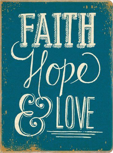 Studio Oh! Deconstructed Journal  Faith  Hope and Love