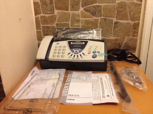 NEW/UNUSED  BROTHER FAX-575 Personal Plain Paper Fax, Phone &amp; Copier