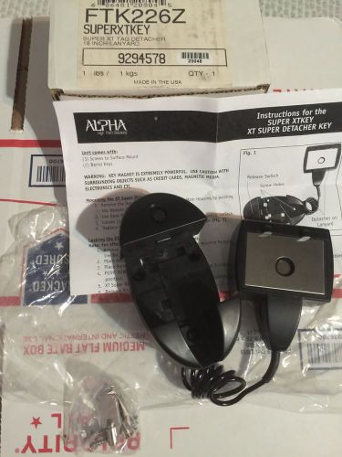 Alpha super xt detacher brand new with 2 keys and mounting screws for sale