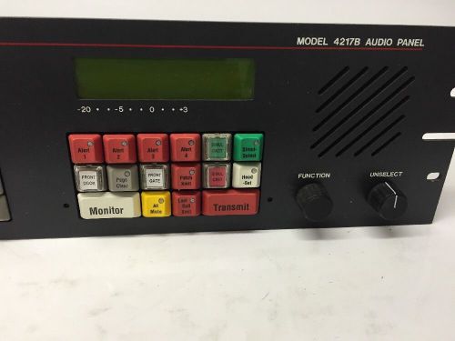 Zetron Model 4217B Audio Panel