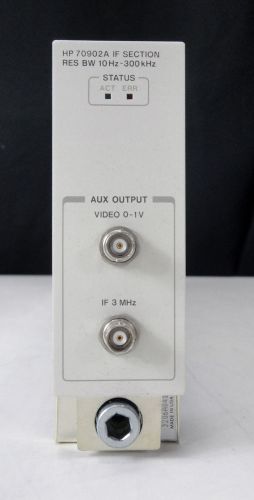 As-Is - Agilent / HP 70902A IF Section, 10 Hz to 300 kHz
