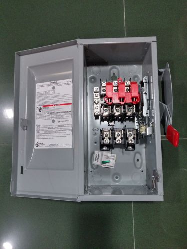 NEW SIEMENS GF322N FUSIBLE SAFETY SWITCH 60A 3P 240VAC 250VDC Class H,K,R Fuses