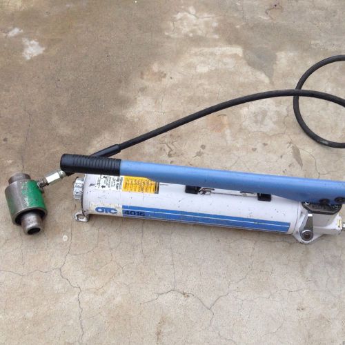 OTC 4016 TWO STAGE HAND PUMP IN GOOD CONDITION GREENLEE HEAD