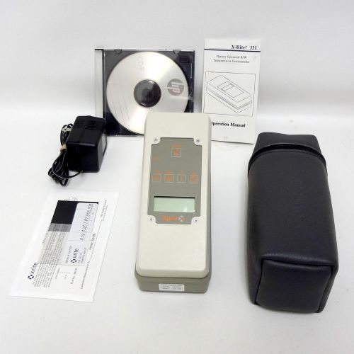 X-rite 331 transmission densitometer battery operated b/w xrite 331 excellent for sale