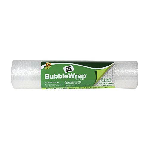 Duck Brand Bubble Wrap Original Cushioning, 16-Inches x 9-Feet, Single Roll (297