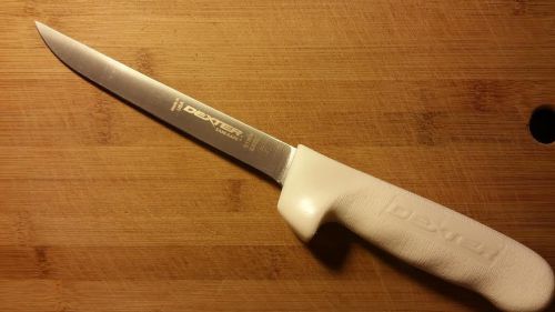 6-Inch Straight, Stiff Boning Knife. SaniSafe by Dexter Russell. Model # S136N