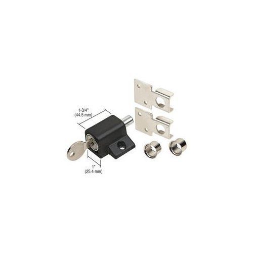 Crl black keyed patio door lock home security s4005 for sale