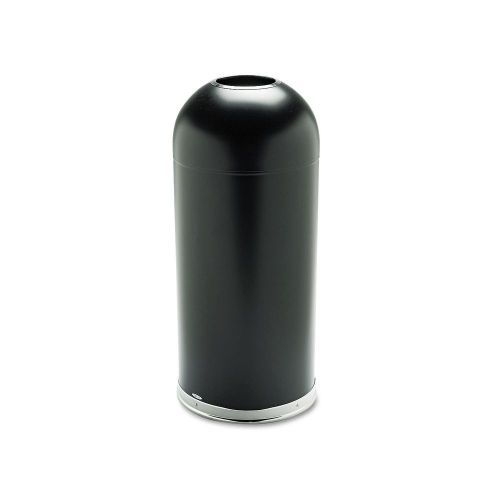 Open top dome trash can - black - 15 gal. home kitchen restaurant ab423561 for sale
